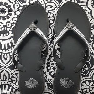 Harley Davidson's flip flops